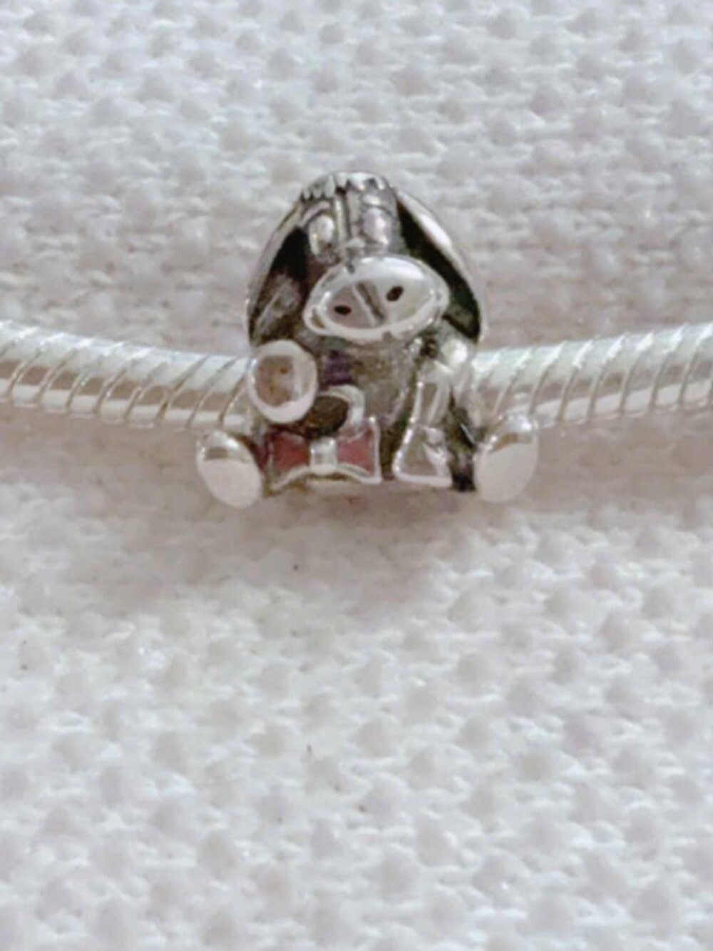 Eeyore Tigger Silver Charm For Pandora Bracelet